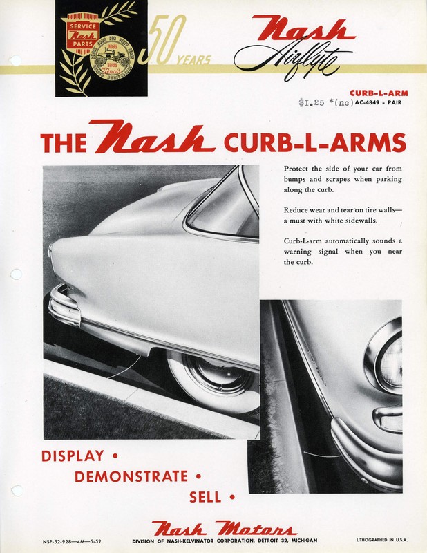 1952 Nash Accessories Booklet Page 33